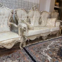 مبل کلاسیک بهمراه میز ناهار خوری|مبلمان خانگی و میز عسلی|قائم‌شهر, |دیوار