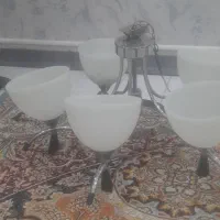 لوستر نقره‌ای ۵شاخه
