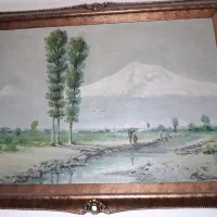 تابلوی نقاشی کار دست استاد داوود امدادیان