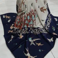 روسری ساتن ابریشم  ترک دور دست دوز به قیمت خرید