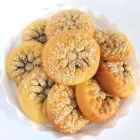 کلمپه خرمایی کنجدی