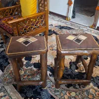 دو عدد صندلی سنتی|صندلی و نیمکت|تهران, مسعودیه|دیوار