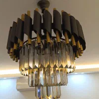 لوستر کریستالی|لوستر و چراغ آویز|علی‌آباد کتول, |دیوار