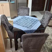 میز نهارخوری ۴ نفره چوب|میز و صندلی غذاخوری|مشهد, ارشاد|دیوار