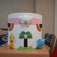 لوستر دیوار کوب کودک نمدی