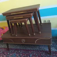 جلومبلی همراه با رومیزی|مبلمان خانگی و میز عسلی|اردبیل, |دیوار