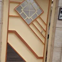 نقاشی ساختمان در و پنجره و صنعتی