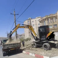 فروش مینی بیل لاستیکی سانی۶۵|خودرو سنگین|سنندج, |دیوار