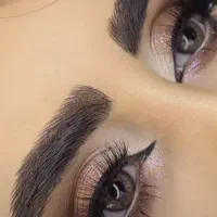 میکاپ شینیون کرلی براشینگ کاشت مژه مدل