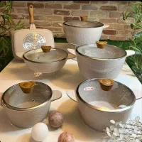 قابلمه چدن BSH مدل طرح ماهی گرانیتی طرح اقساط چکی|ظروف پخت‌وپز|یزد, |دیوار