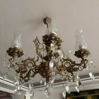 لوستر برنزی در حد نو