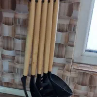ست کفگیر ملاقه ۵ عددی دسته طرحچوب کیچن تولز