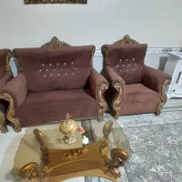 مبل راحتی ۷نفره سالم بدون پارگی یا شکستگی|مبلمان خانگی و میز عسلی|بروجرد, |دیوار