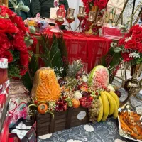 میوه آرایی و تزیین ژله و دسر شب یلدا