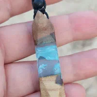 دستبندوگردن بندچوبی رزینی|بدلیجات|فسا, |دیوار