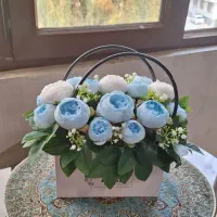 گلدان و باکس گل مصنوعی نو با قیمت مناسب