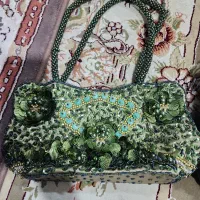 کوله برند کاریبو اصل کیف چرم کیف منجق دوزی مجلسی|کیف، کفش، کمربند|تهران, افسریه جنوبی|دیوار