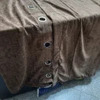 پرده شانل قهوه ای|پرده، رانر، رومیزی|ملایر, |دیوار