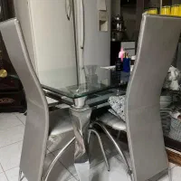 مبل چرم و میز،ناهارخوری و ساعت ایستاده حمل رایگان|مبلمان خانگی و میز عسلی|ساری, |دیوار