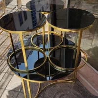 جلو مبلی استیل فلزی آبکاری فورتیک