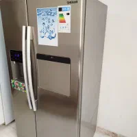 یخچال فریزر ساید بای ساید اسنوا در حد جهیزیه|یخچال و فریزر|مشهد, الهیه|دیوار