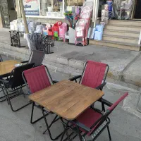 میز و صندل ۹فنره تاشو