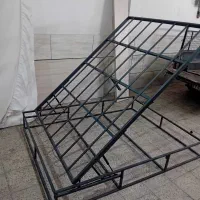 کفی تخت دونفره فلزی جکدار|تخت و سرویس خواب|مشکیندشت, |دیوار