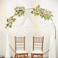 دکور و تشریفات جایگاه عروس داماد بله برون|خدمات پذیرایی، مراسم|قم, چهار مردان|دیوار