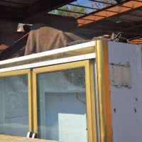 یخچال مغازه ای ویترینی دو دره در حد نو