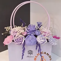 باکس گل شمعی روز معلم و روز دختر