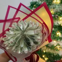 دسته گل با پول