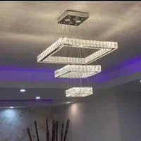 لوستر الماس. کهکشانی مربع کد ۴۱۳۹. AC light|لوستر و چراغ آویز|تهران, سنگلج (شاپور)|دیوار