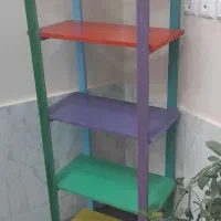 قفسه چوبی فانتزی|کتابخانه، شلف، قفسه‌های دیواری|نیشابور, شهرک فرهنگیان|دیوار