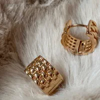 گوشواره ژوپینگ طرح طلا|بدلیجات|تهران, بلوار کشاورز|دیوار