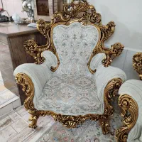 مبل استیل سلطنتی تمام چوب|مبلمان خانگی و میز عسلی|تهران, نعمت‌آباد|دیوار