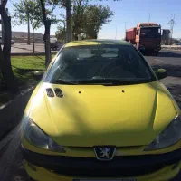 پژو 206 لیمویی 83 تک رنگ خاص|خودرو سواری و وانت|خسروشاه, |دیوار