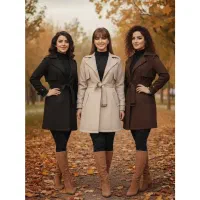 مانتو سانتانا ضخیم آستردار