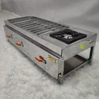 کباب پز گازی پلوپزدار ۷۰و۹۰سانت و ۱۰۰سانت نو آکبند