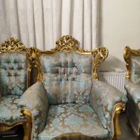 مبل استیل ۹ نفره|مبلمان خانگی و میز عسلی|هشتگرد, شهرک ریحانه|دیوار