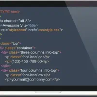 آموزش html و css و js
