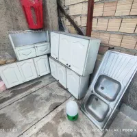 کابینت فلزی+سینک