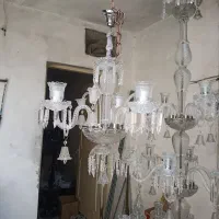 لوستر باکارات ۱۲ شاخه عسلی پررنگ مایل به نارنجی|لوستر و چراغ آویز|تهران, صفاییه (چشمه علی)|دیوار