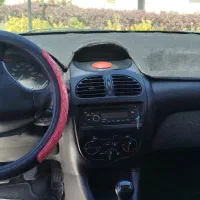 پژو ۲۰۶ تیپ ۲ مدل ۸۹ رنگ سفید|خودرو سواری و وانت|آباده, |دیوار