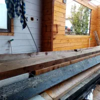 چوب تخته الوار روسی ضخامت 7|مصالح و تجهیزات ساختمان|رودهن, |دیوار