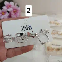 پک انگشتر مینیمال و گردنبند های سواروسکی|بدلیجات|تهران, افسریه شمالی|دیوار