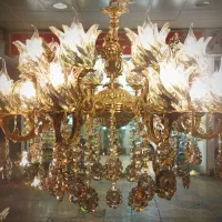 انواع لوستربرنزی (کارگاه لوسترسازی)lostermehraban|لوستر و چراغ آویز|تبریز, |دیوار