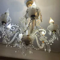 لوستر جفتی باهم شمعدانی