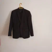 کت و شلوار مردانه مشکی درحد نو سایز 40تا42