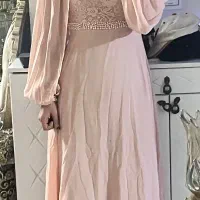 لباس مجلسی حریر گلبهی|لباس|کرج, باغ سیب|دیوار