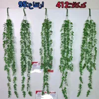 ریسه آویزشمشاد6بازو سبز گل مصنوعی